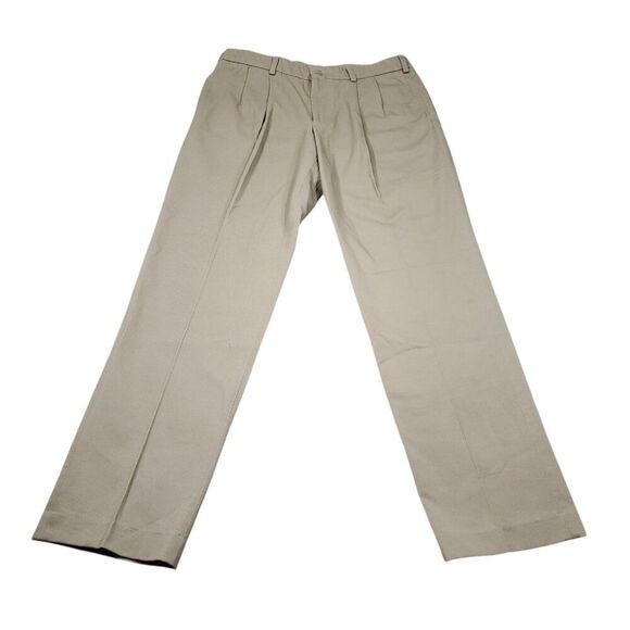 Bill's Khakis Original Twill M2P Classic Fit Pleated USA Men's Size 38 x 36 Tan - Picture 1 of 10